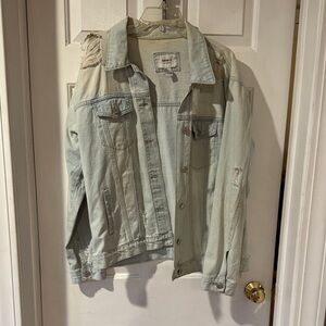 Forever 21 Light Blue Casual Jacket